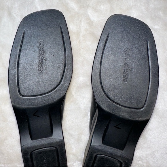 Easy Spirit Black 90s Platform Wedge Slides Size 8 - Picture 13 of 14